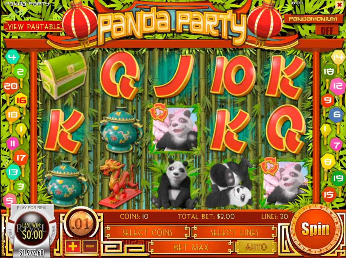 panda bear slot machines